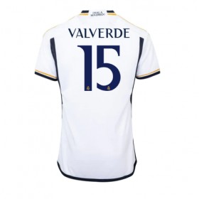 Real Madrid Federico Valverde #15 Hemmakläder 2023-24 Kortärmad